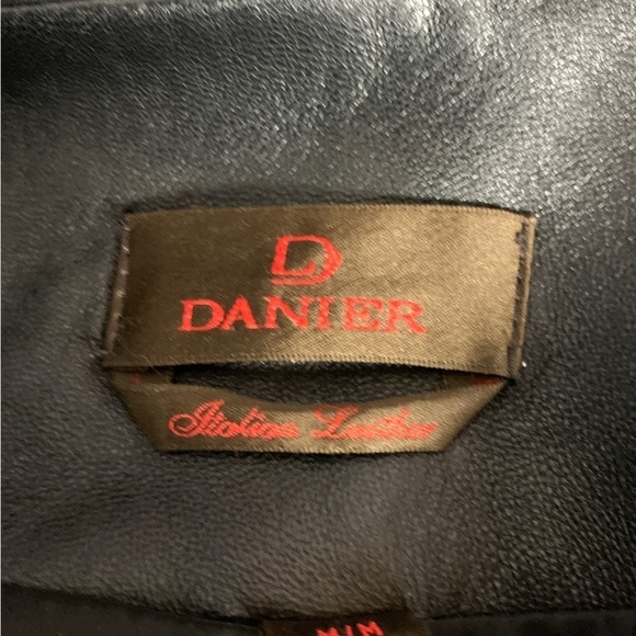 Vintage 1990's/Y2K DANIER Italian Leather Jacket/Coat - Picture 13 of 15